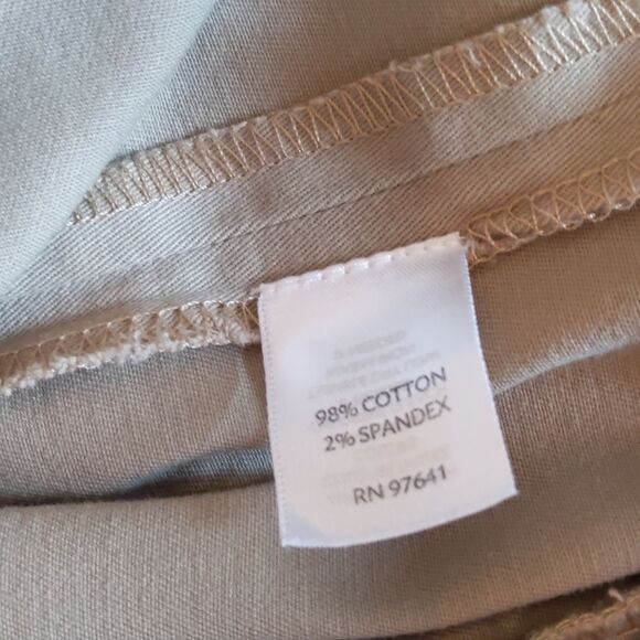 J JILL Khaki Straight Leg Pants Stretch Size 10 EUC - Picture 4 of 8